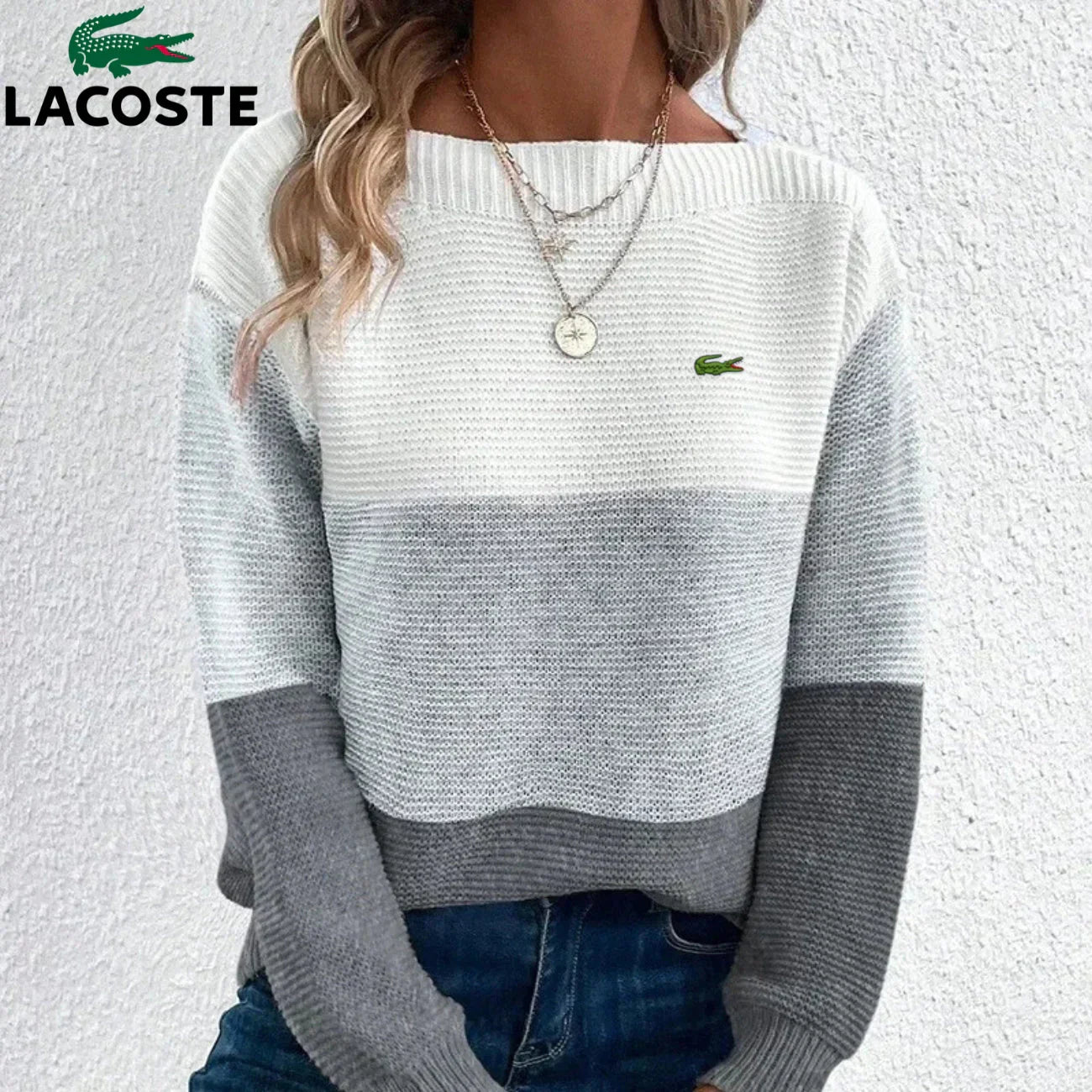LC - Tricolor knit sweater