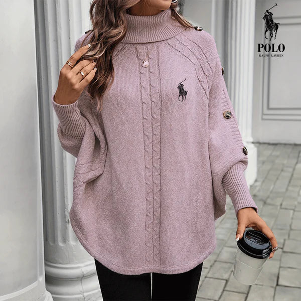 RL-  Stylish cable knit sweater