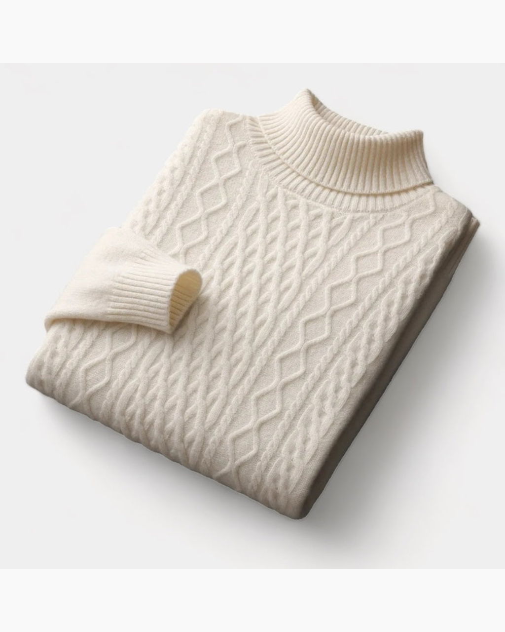 ANDREW™ -  Maglione Dolcevita a Mezzo Collo in Lana