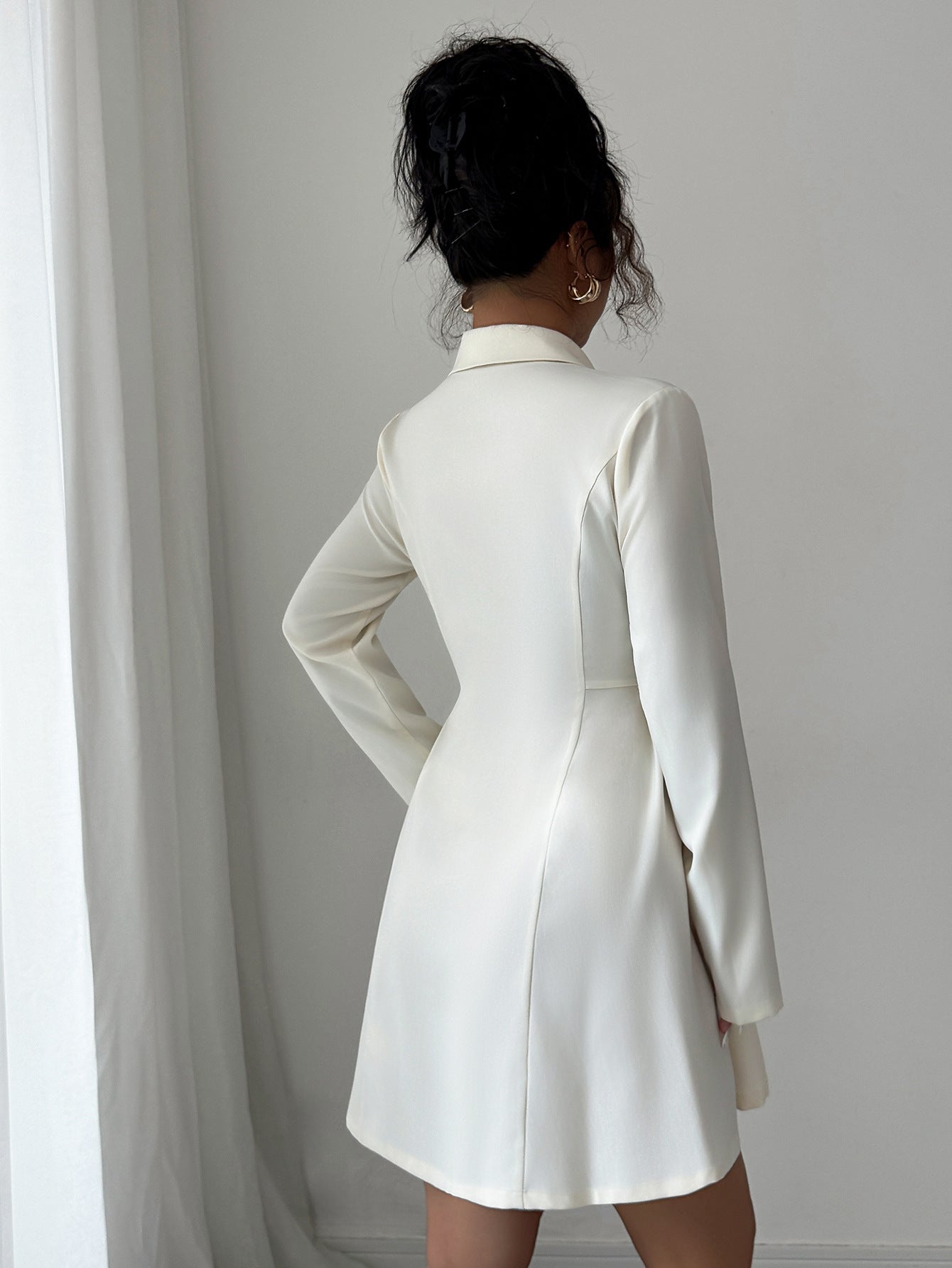 Abito Camicia Elegante Doppiopetto