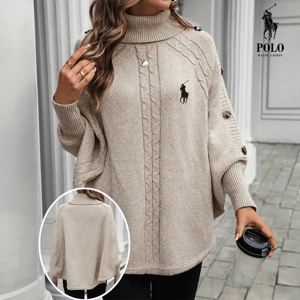 RL-  Stylish cable knit sweater