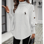 RL-  Stylish cable knit sweater