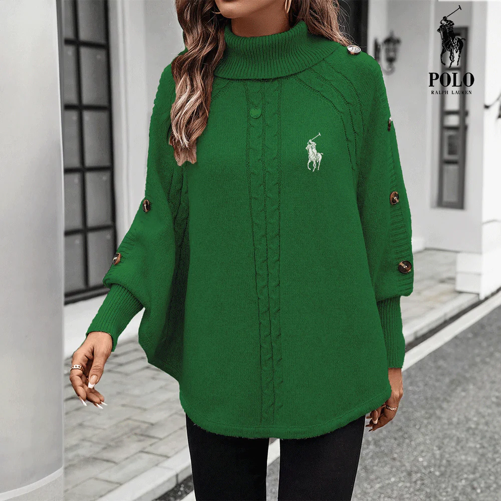 RL-  Stylish cable knit sweater