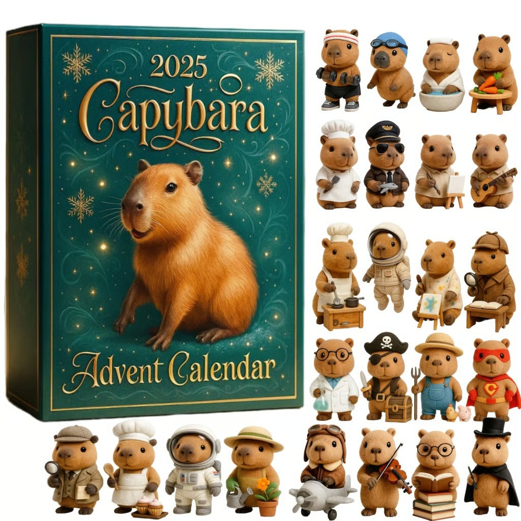 Capybara™ | Calendario dell'Avvento 2025 – 24 sorprese adorabili